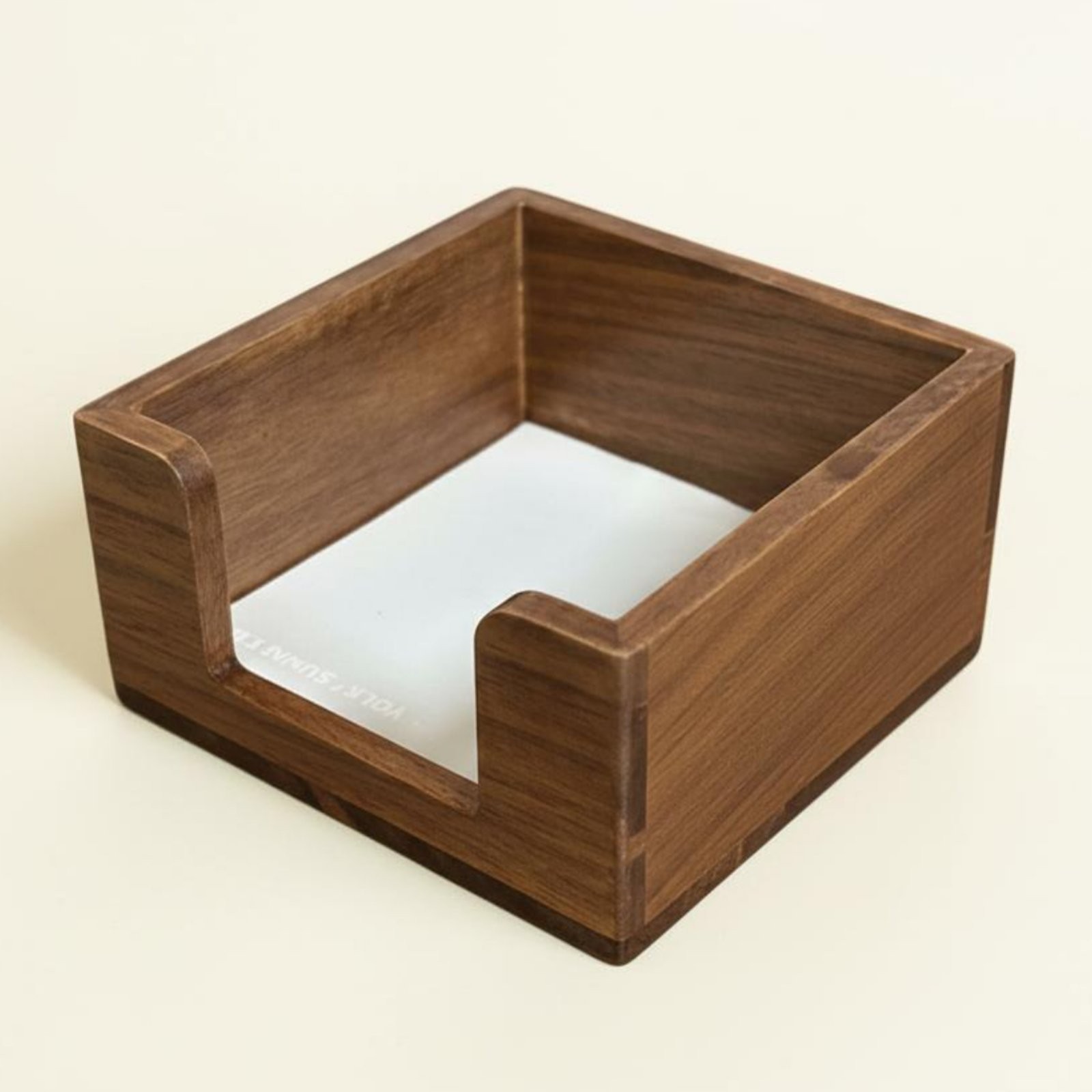 Wooden Napkin Holder No Assembly Required Wooden Business Card Box Easy to