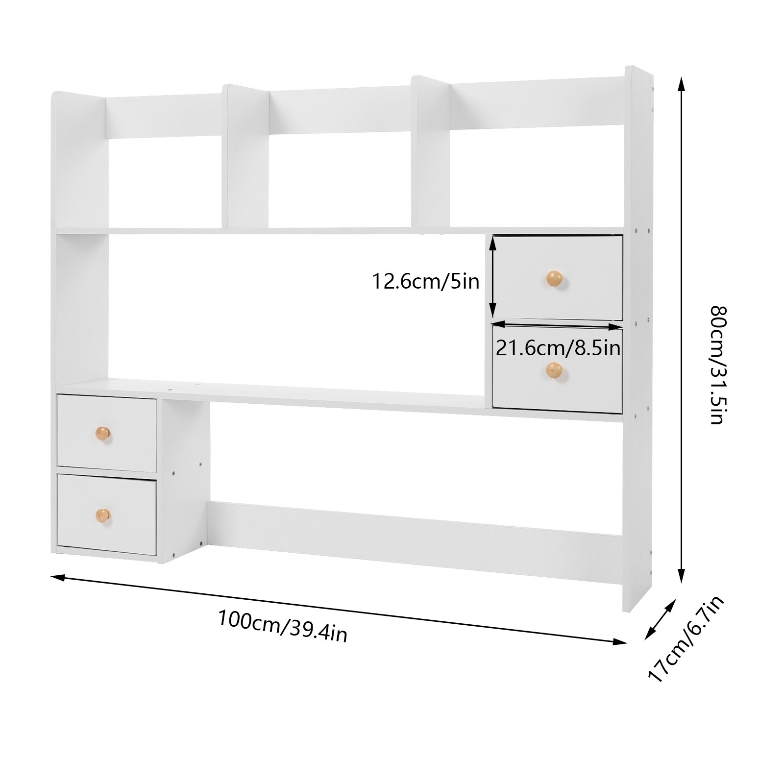 Desktop Organizer Office Storage Rack Desktop Shelf Rack