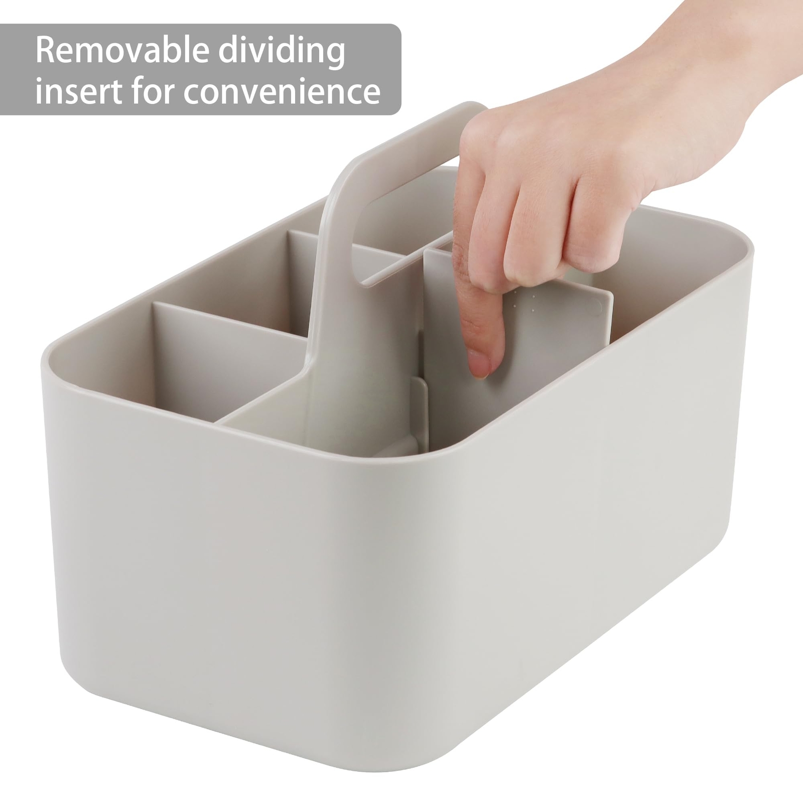 2 Pack Caddy With Handle Portable Plastic Caddy Storage For Cleaning Bath Makeup