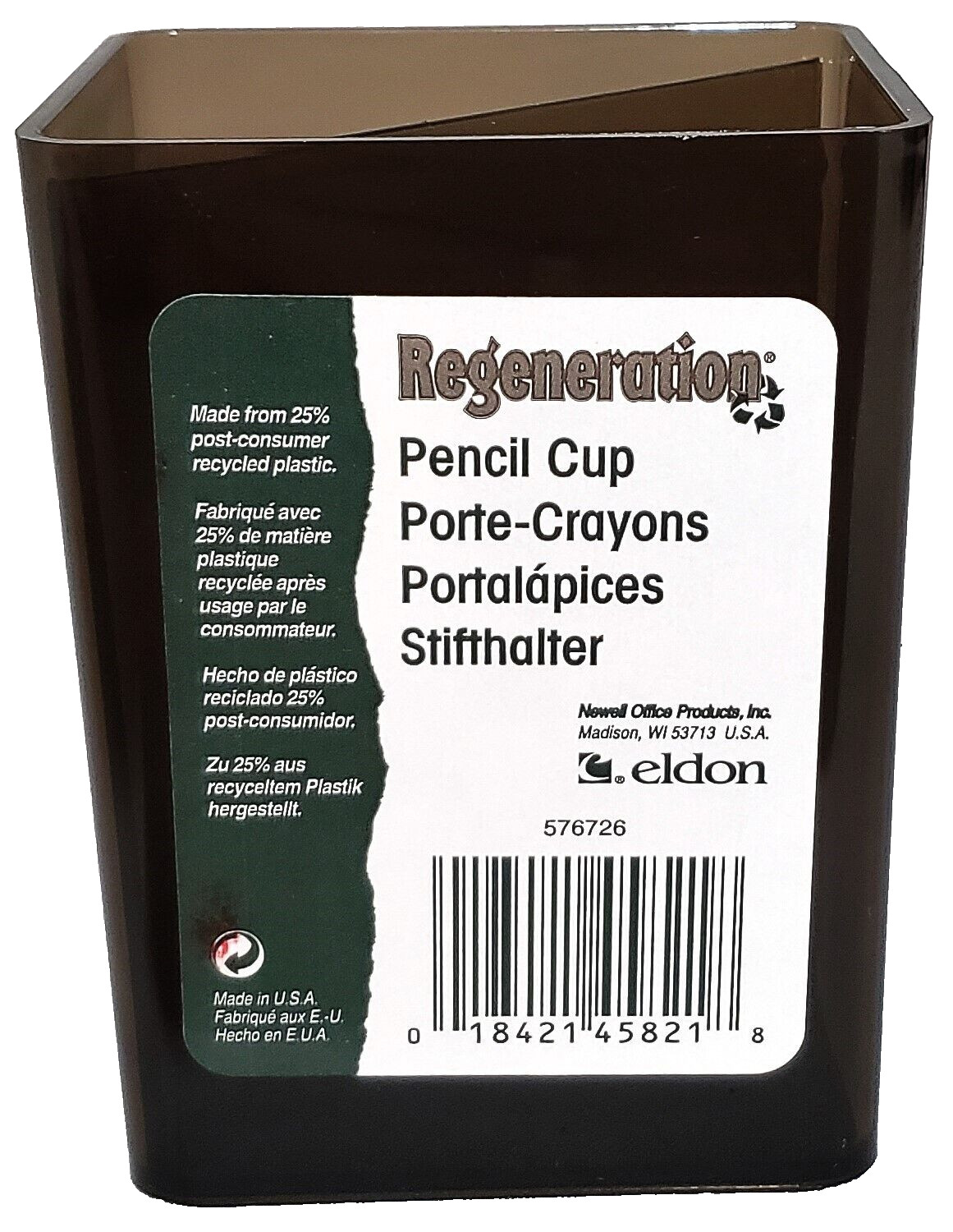 2 Compartment Pencil Cup- Eldon company