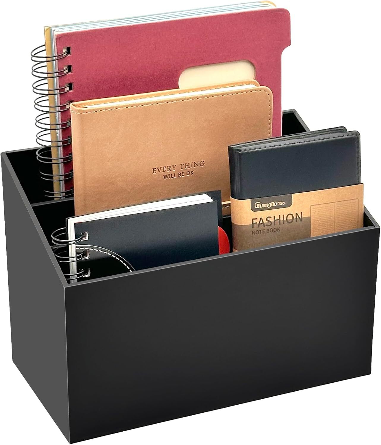 Mail Organizer Mail Holder with 3 Slots Modern Mail Sorter Basket for Counter…