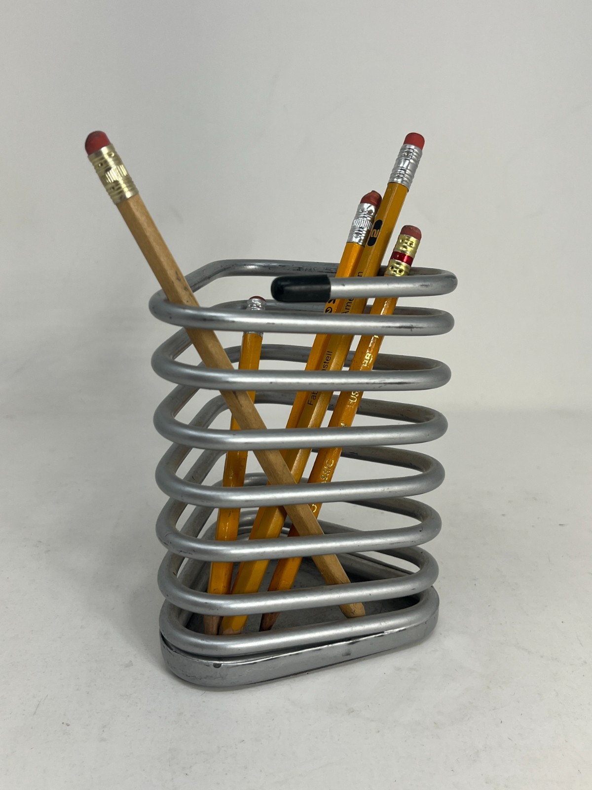 Vintage FURIO HOME 1996 Coil Pen Pencil Cup Holder Desk Office Organizer