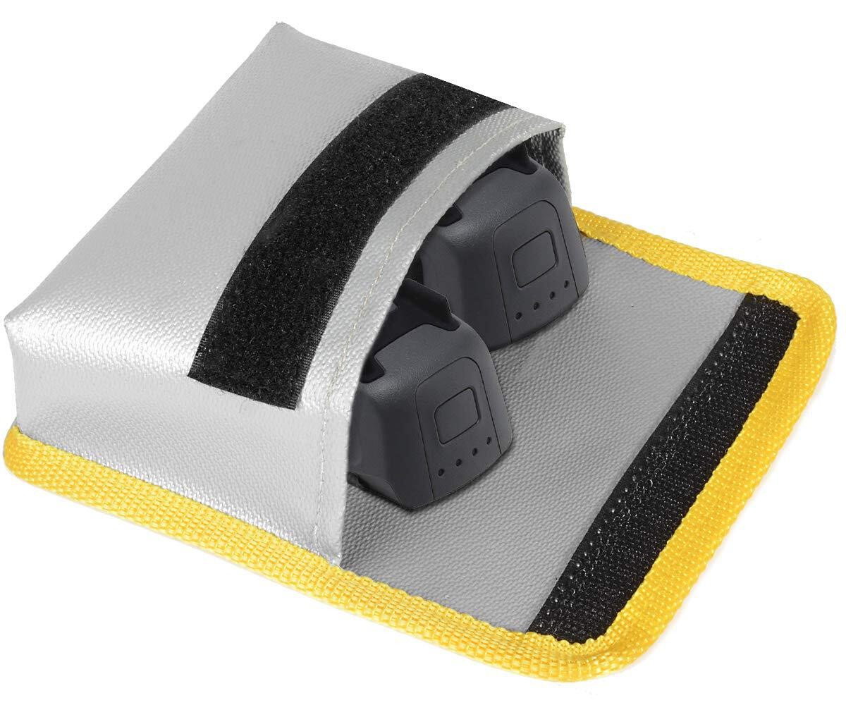InGo Real Fireproof Battery Bag, Two sides Coated Glass fiber, Compatible with D