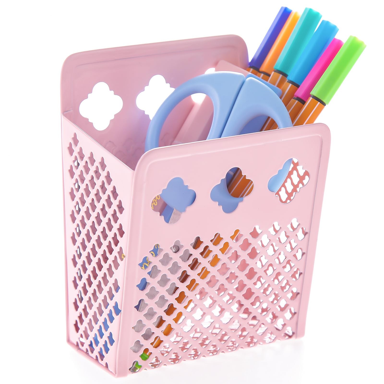 zeyce Magnetic Pen Holder, Mesh Metal Strong Magnet Dry Erase Marker Holder P…