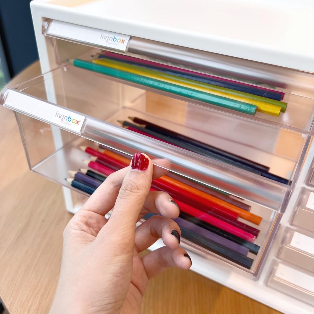 livinbox 13 Drawers and Dividers Desk Drawer Organizer for Hair Accessories A…