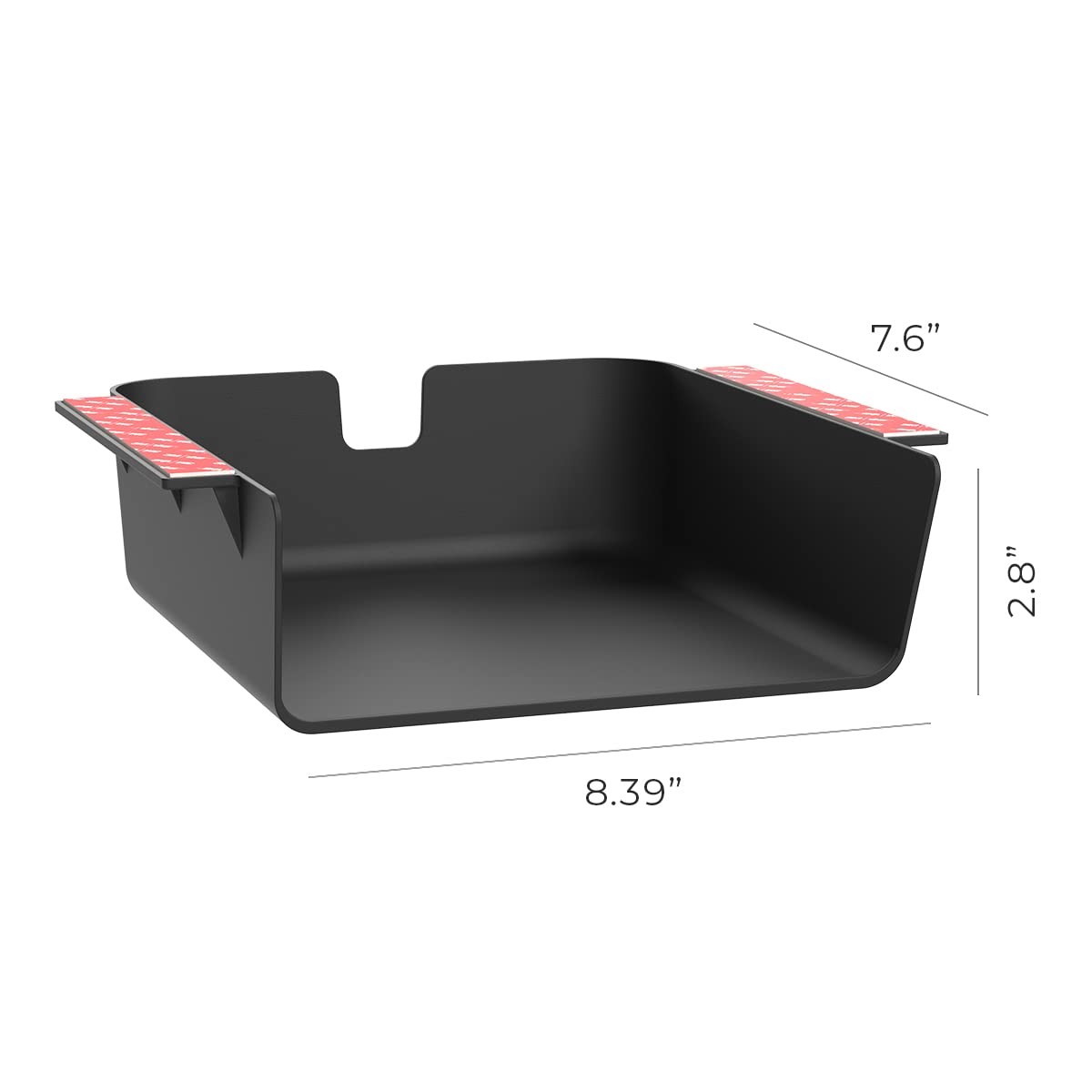 HumanCentric Under Desk Storage Shelf, Drawer Organizer for one pack, Black