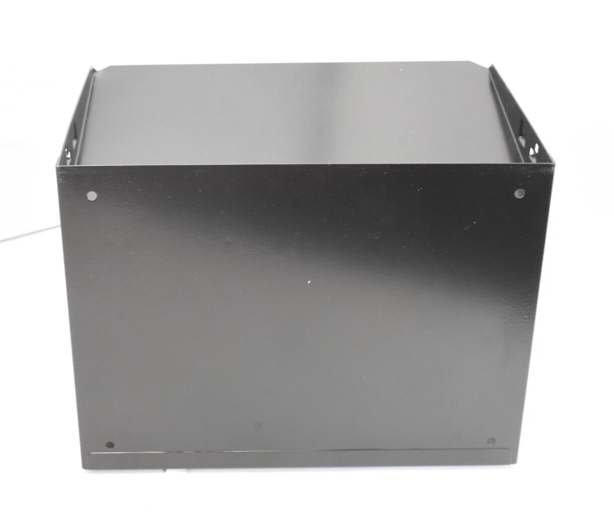 Huron 4-Compartment Steel File Organizer Black HASZ0152 Horizontal 4 Slot