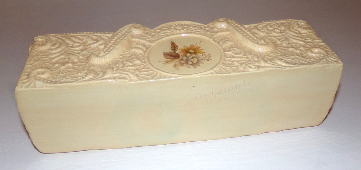Handmade Ceramic Decorative Flowers Corn Envelope Stationary Letter Bills Holder