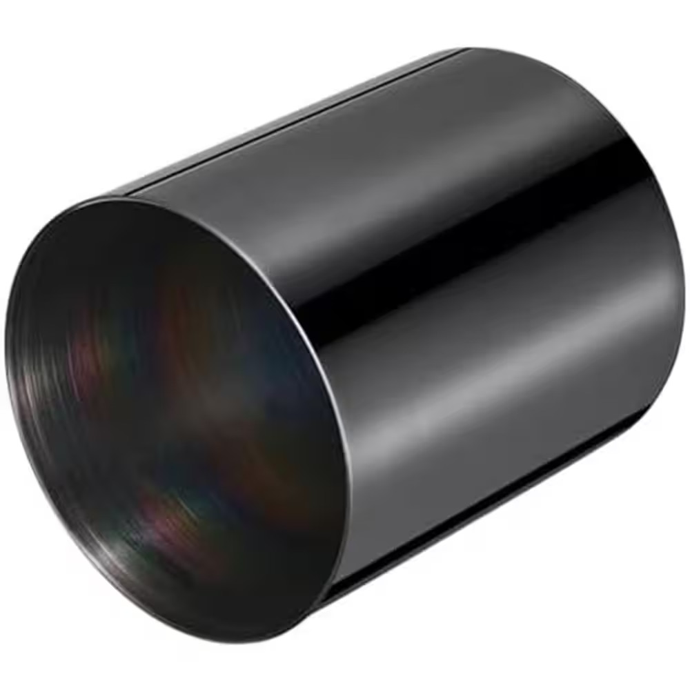 1-Pack Black Pen Holder Stainless Steel Mirror Finish Brushed Interior Modern De