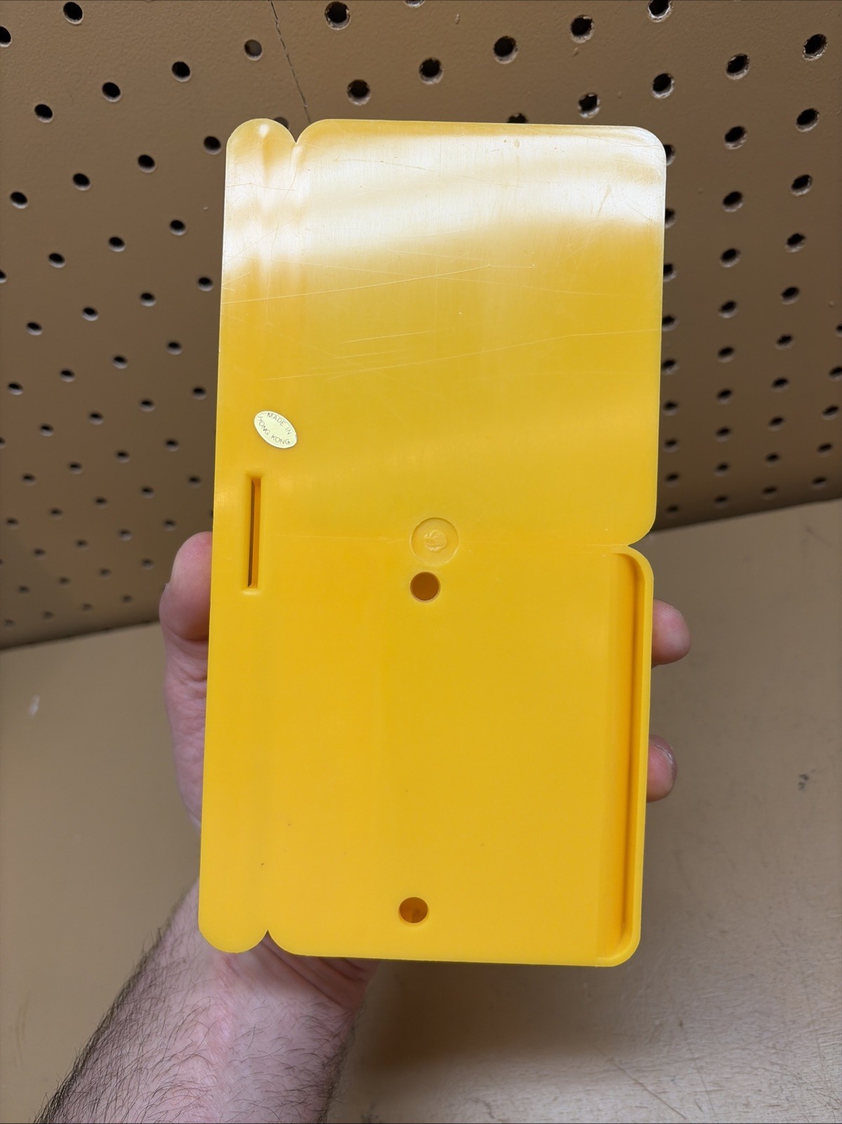 Vtg W brand Yellow organizer set Memo Sheets & Magnetic Paper Clip Holder RARE