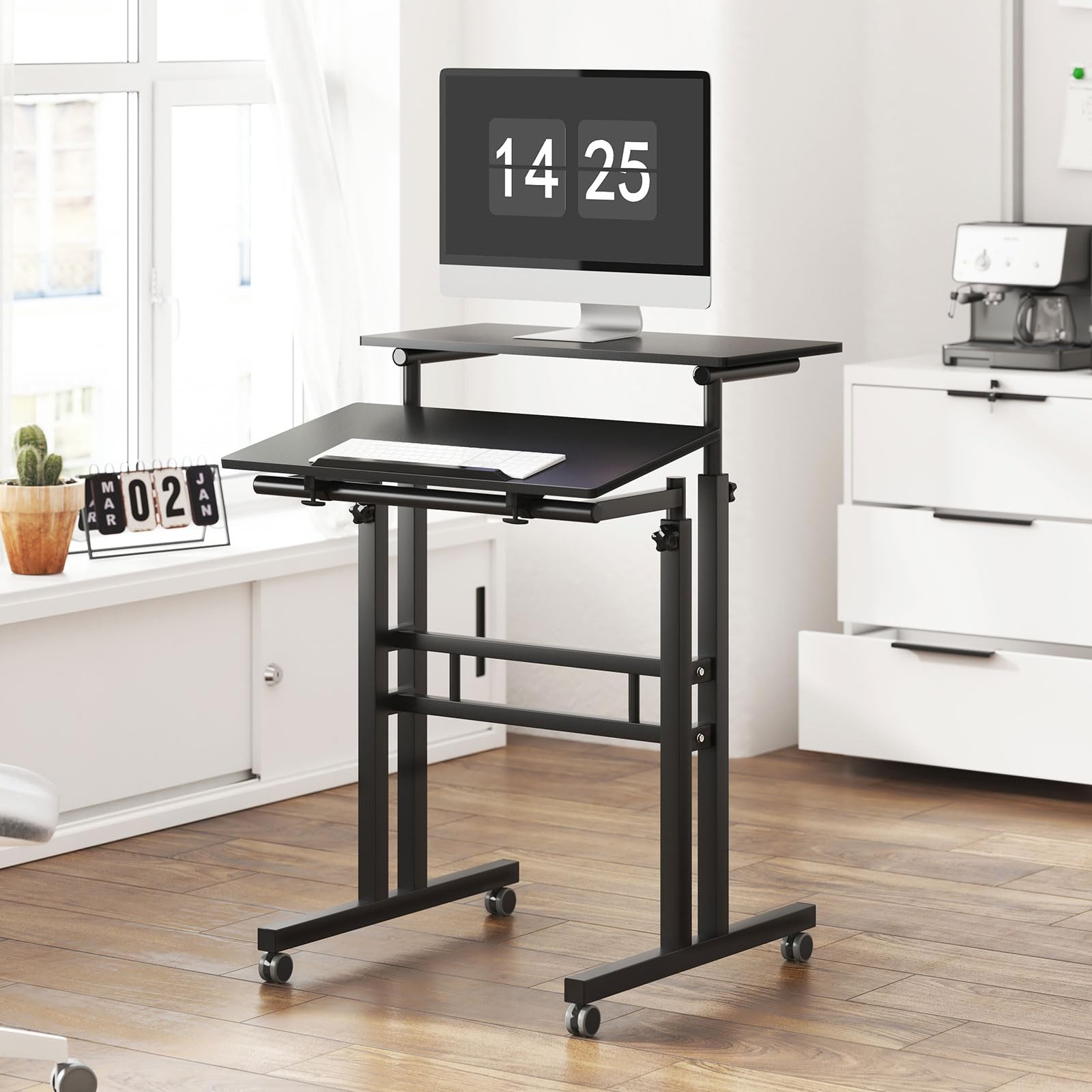 Sogeshome Adjustable Laptop Desk Table 23.6Inches Portable Laptop Table
