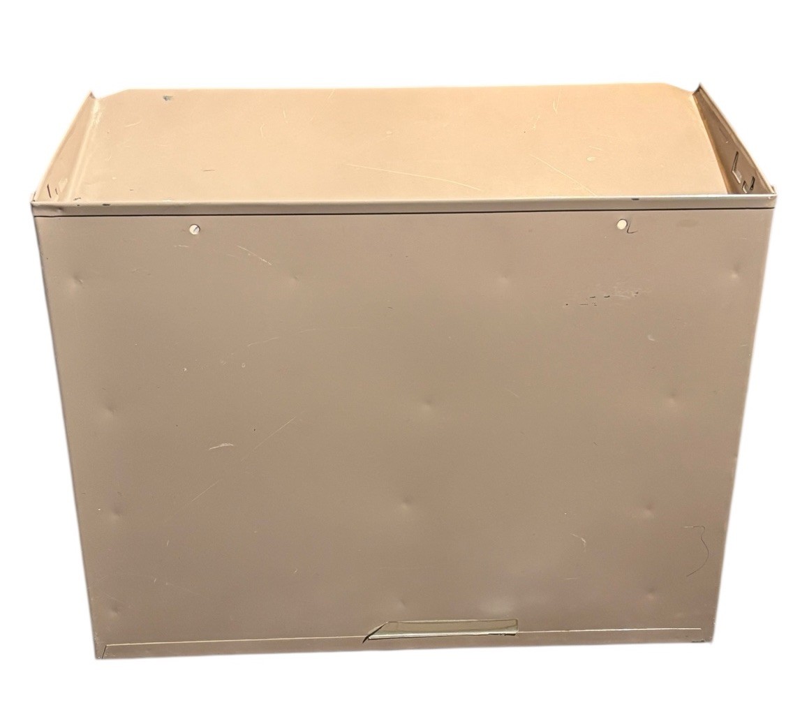 Vintage Lit Ning Industrial Desk File Paper Organizer 5-Tray Model 5HL Brown