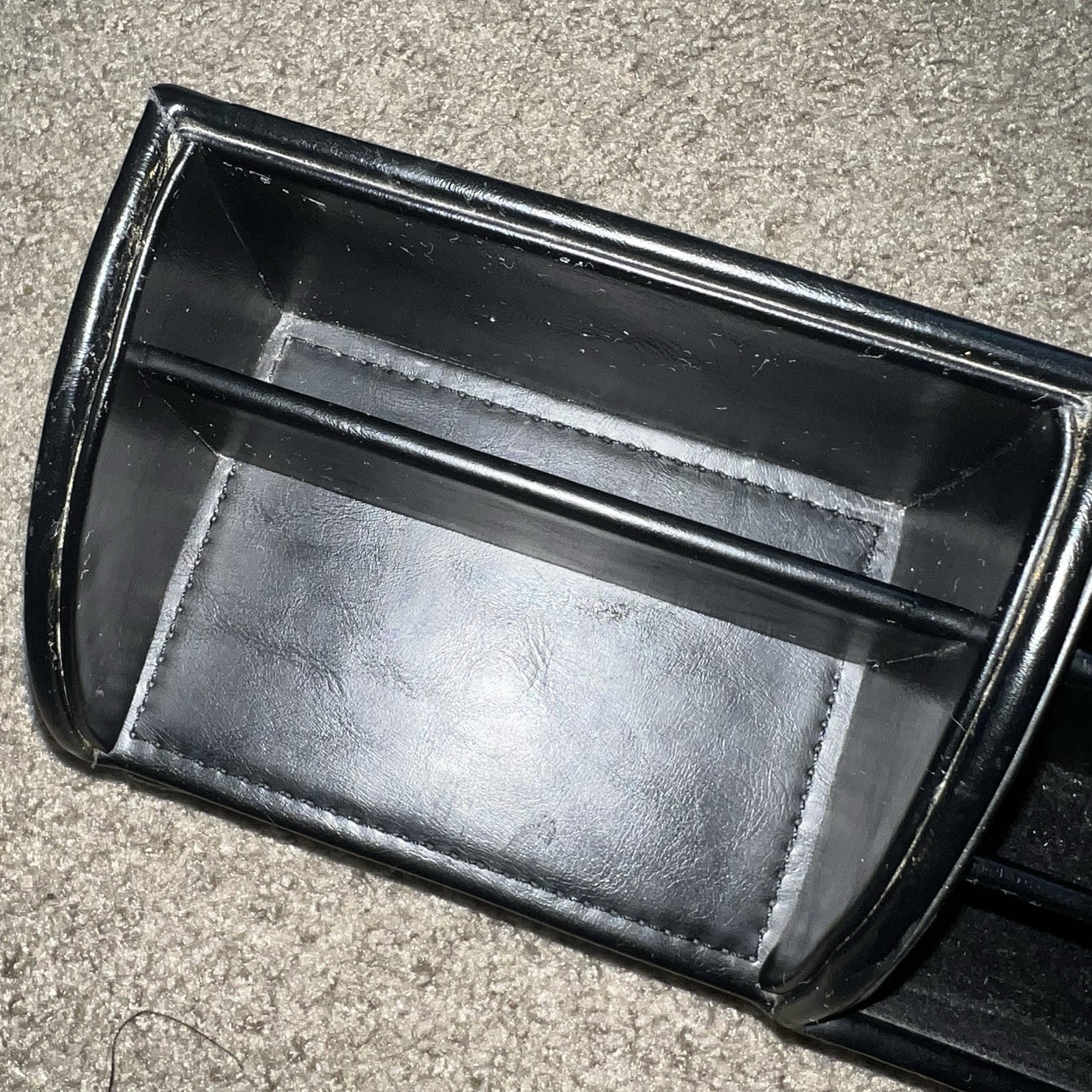 Issac Mizrahi Faux Leather Desk Organizer