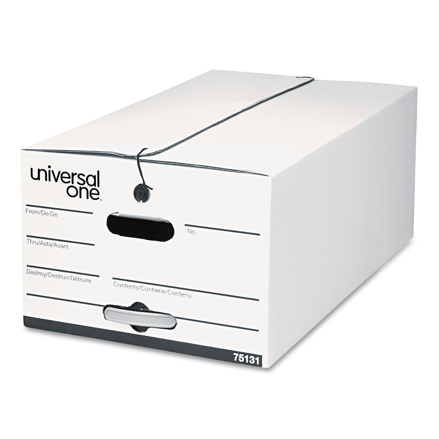Universal – UNV75131 – String/Button Storage Box White