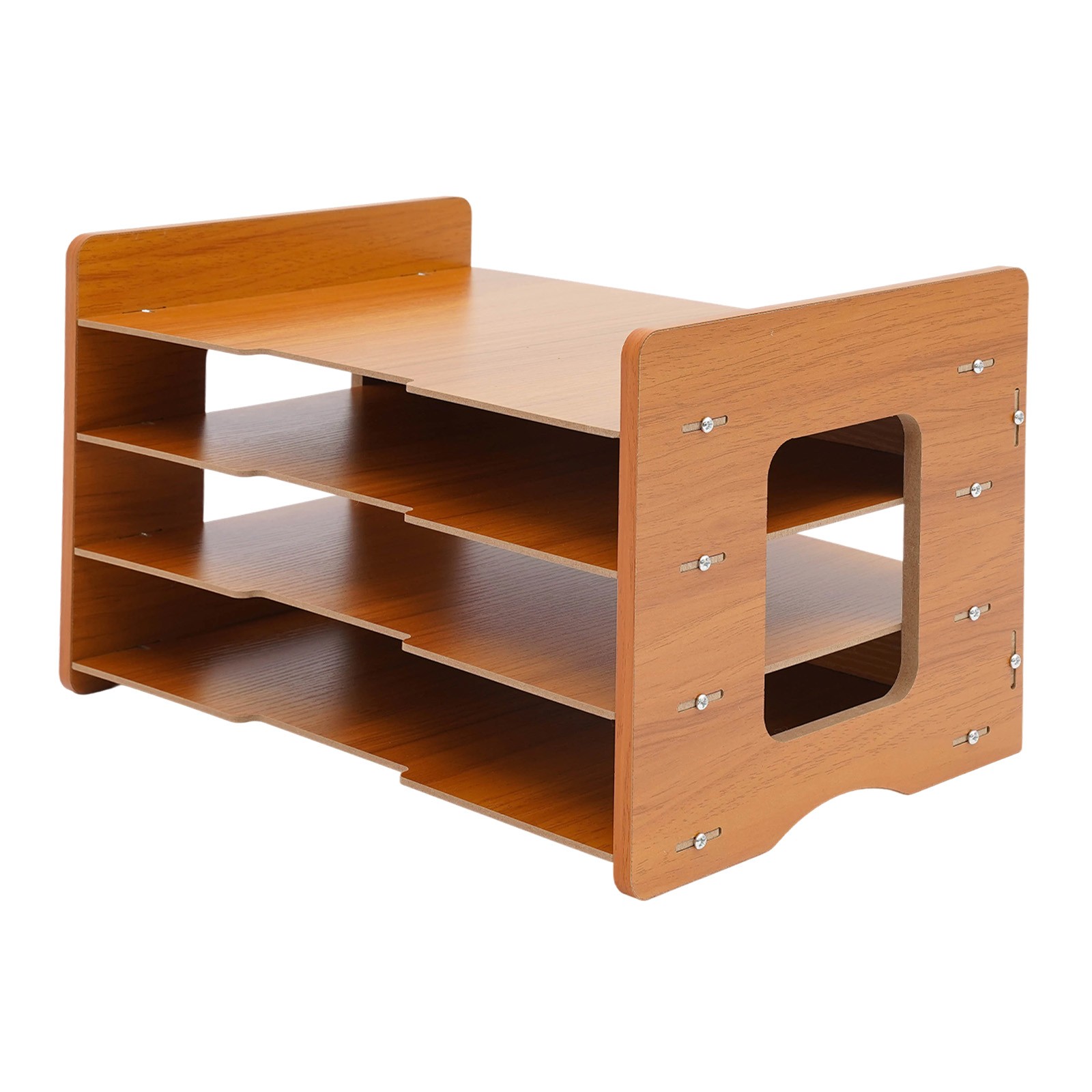 4-Tier Office Desk Organzier, Paper Organizer Mail Sorter, Desktop File Organize