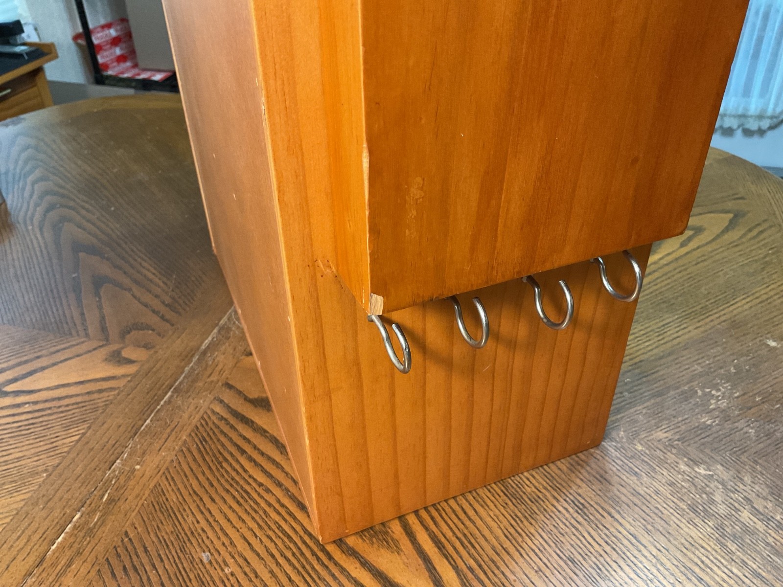 Gramata Wooden Mail Organizer Natural Finish NA8242 17.5″x15”x9.5”