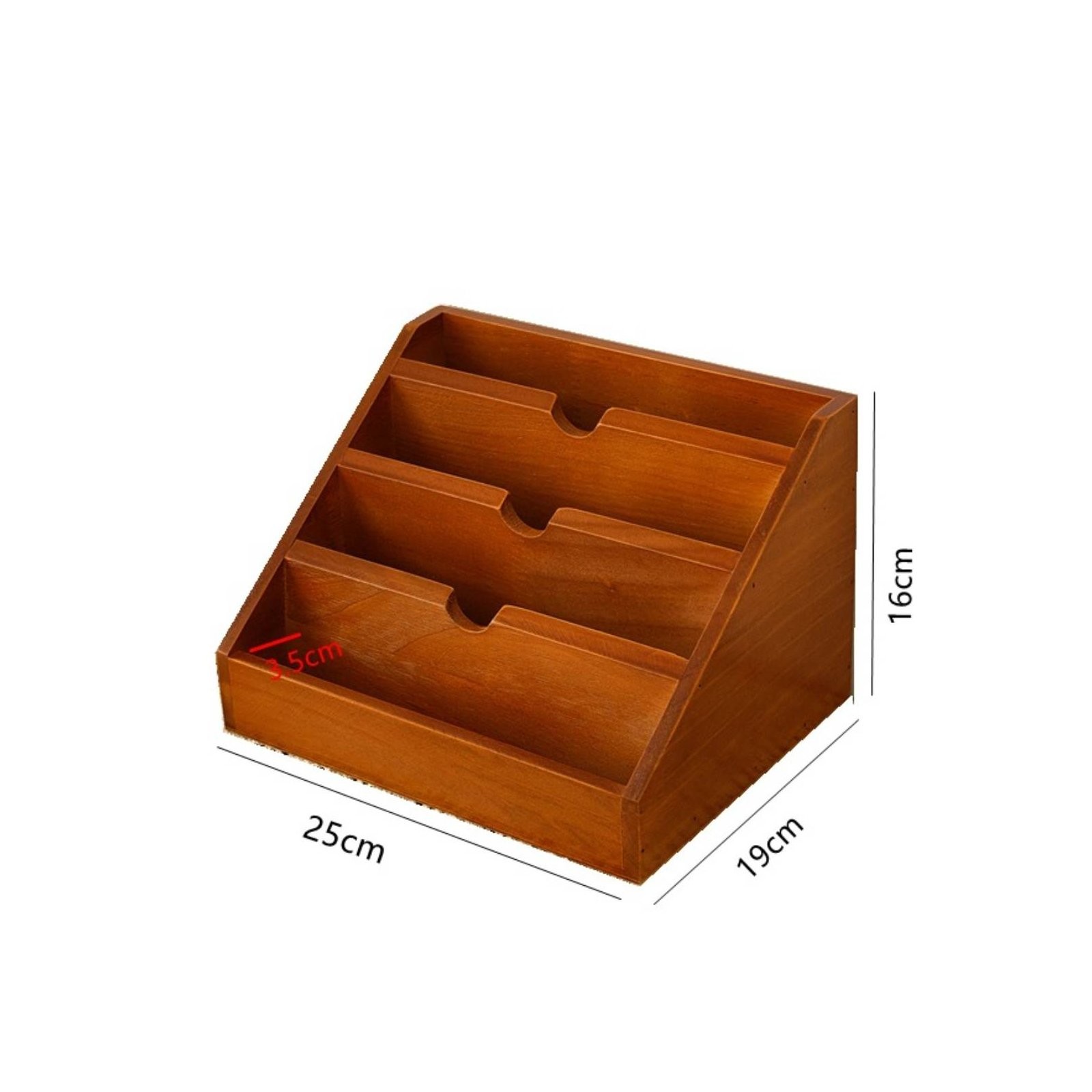 Wooden Desk Organizer Retro & Design Desk Storage Desktop Space Saving