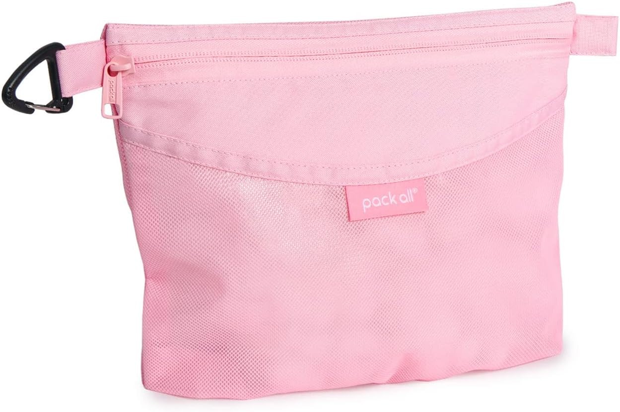 Water-resistant Material Zipper Pouch Mesh Zipper Bags for Storage Travel Off…