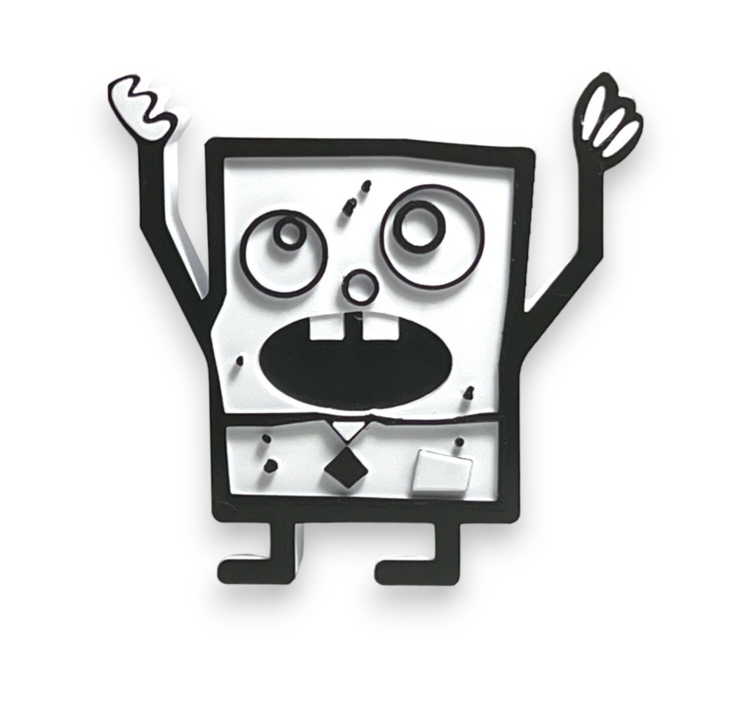Doodle Bob Pencil Holder Desk Ornament 3D Printed