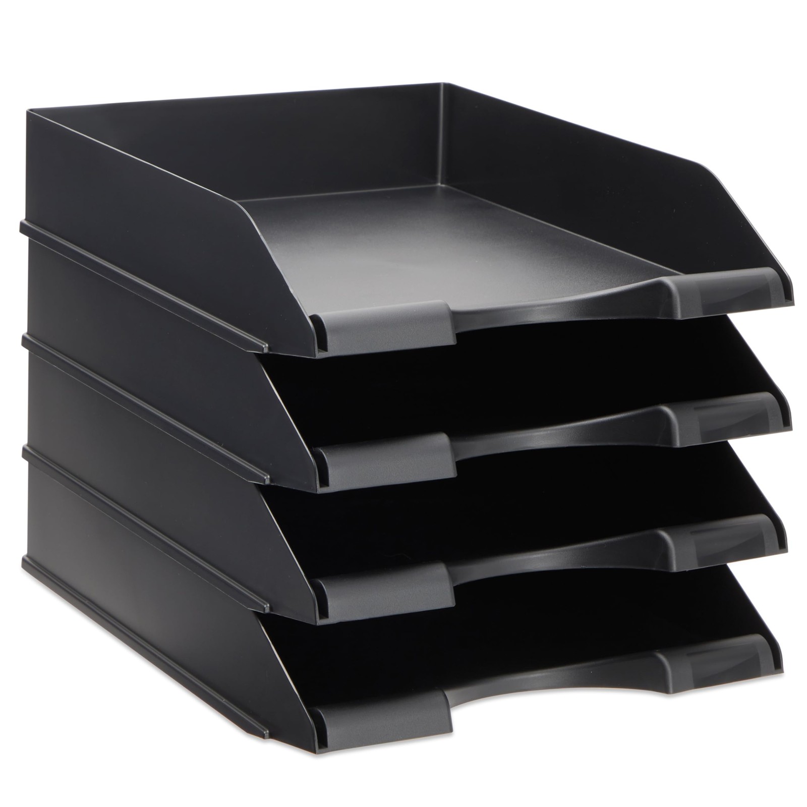 Letter Tray – Stackable Desk Organizer Trays – Desktop File Organizer – Mail …