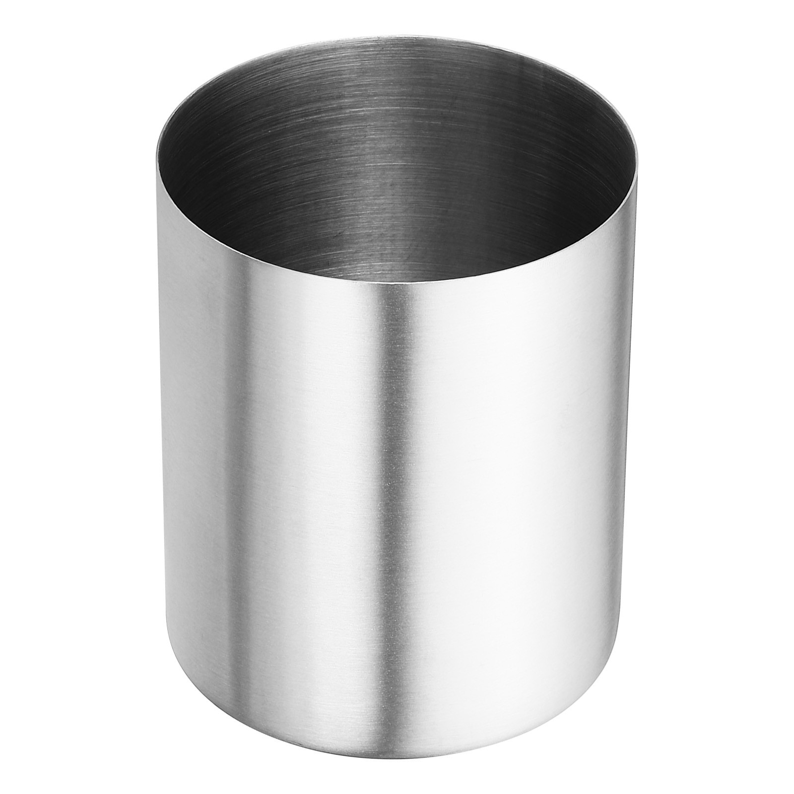 Pencil Holder Pen Holder for Desk Stainless Steel Pencil Holders Cup, Silver