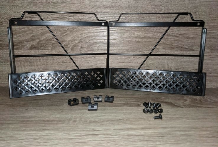Simple Trending 2-Tray Mesh Desk File Organizer with Drawer Organizer and 6 Remo