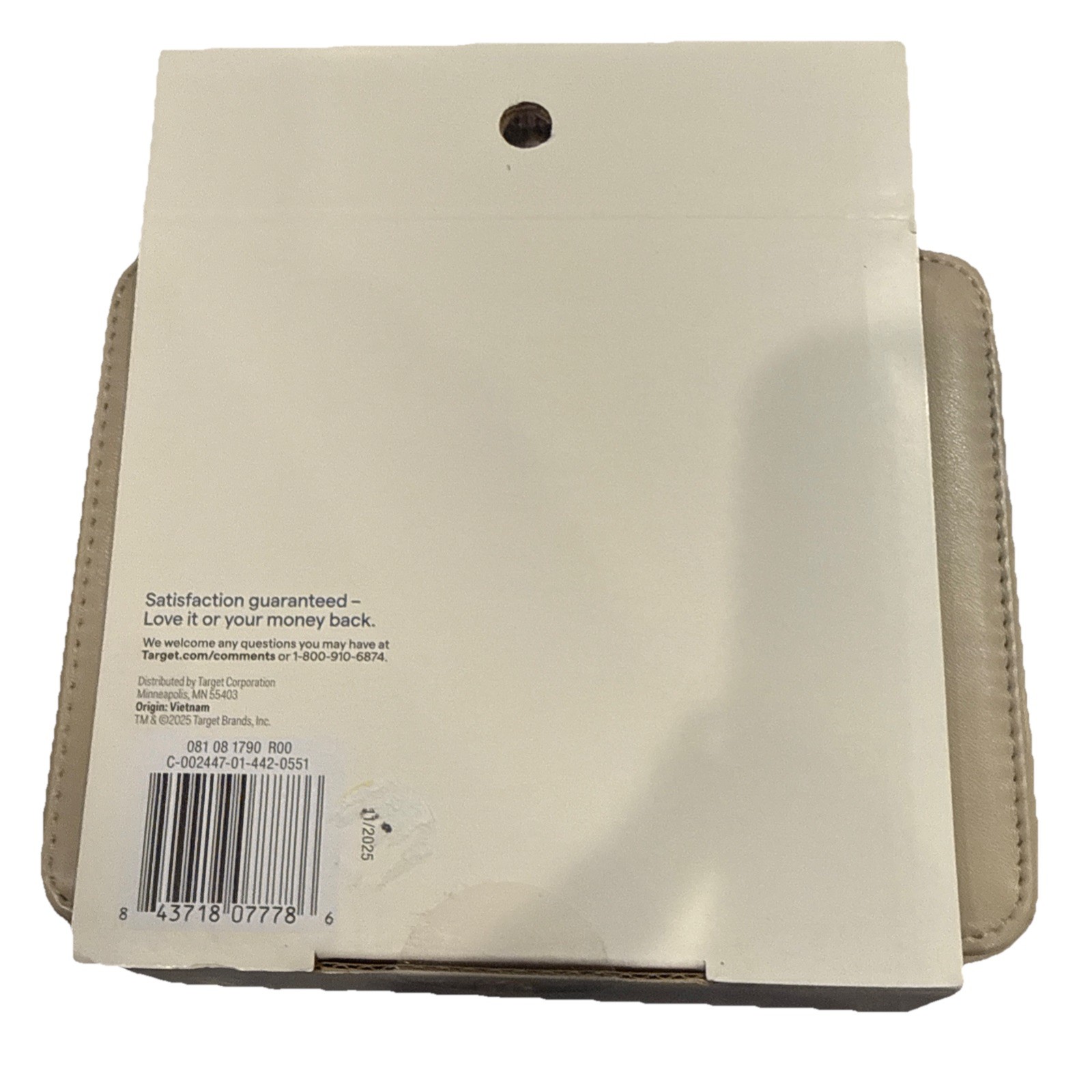 Tech Pouch Electronics Storage Organizer Case Beige Home Office Car Travel New