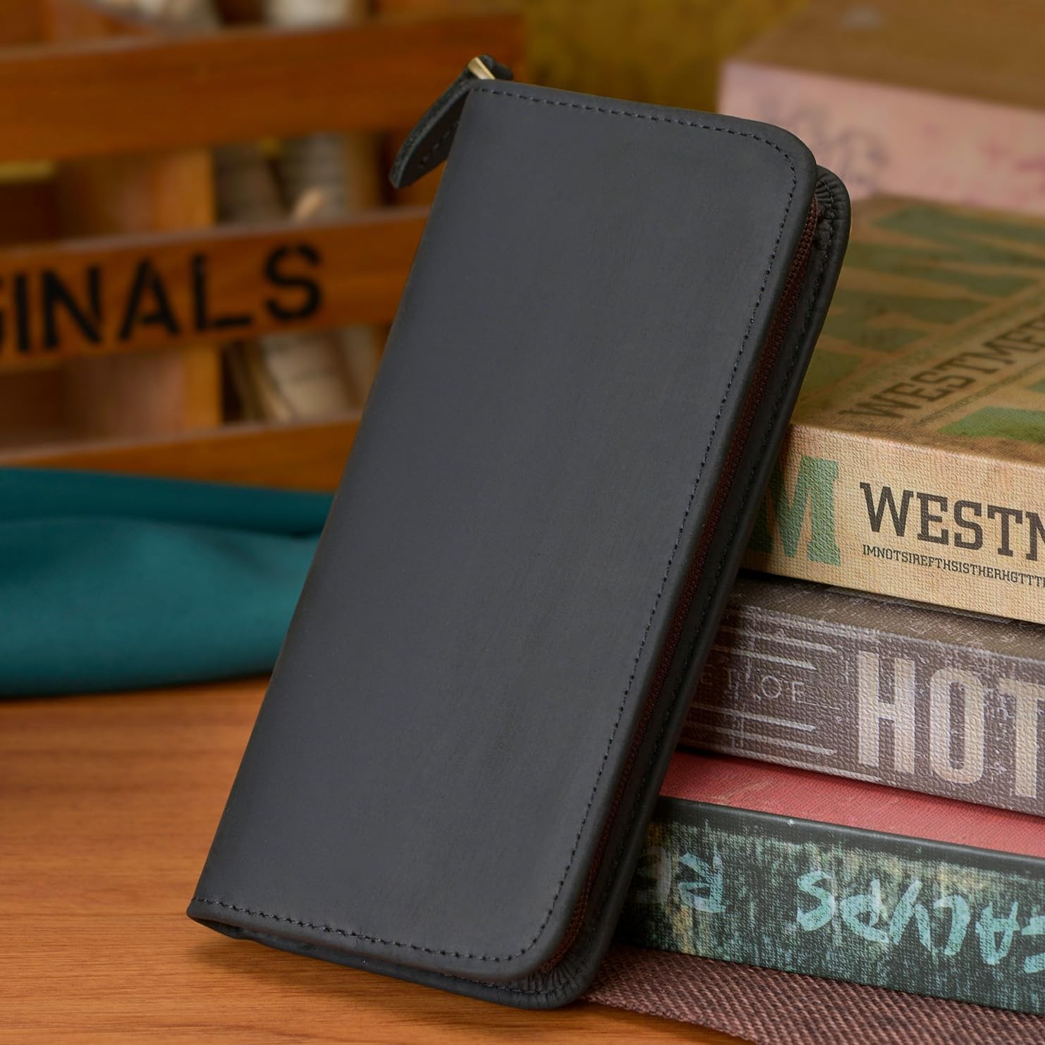 Fountain Pen Case 3 Divided Slots Crazy Horse Leather Pen Holder, Handmade Di…