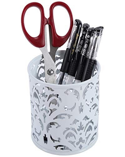 EasyPAG Carved Hollow Flower Pattern 3 in 1 Desk Organizer Set – Letter Sorter,