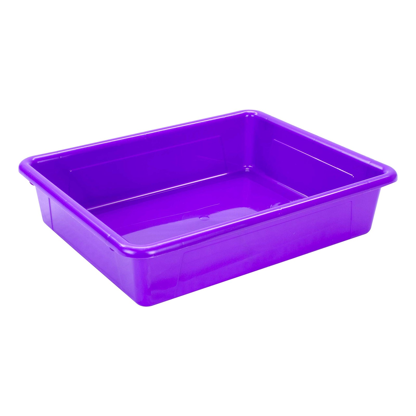 Letter Size Flat Storage Tray – Organizer Bin for Classroom, Office and Home,…