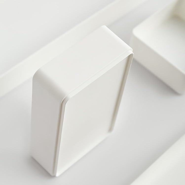 RAUVOLFIA Plastic Drawer Organizers Set, 3-Size Versatile M+L+XL, White