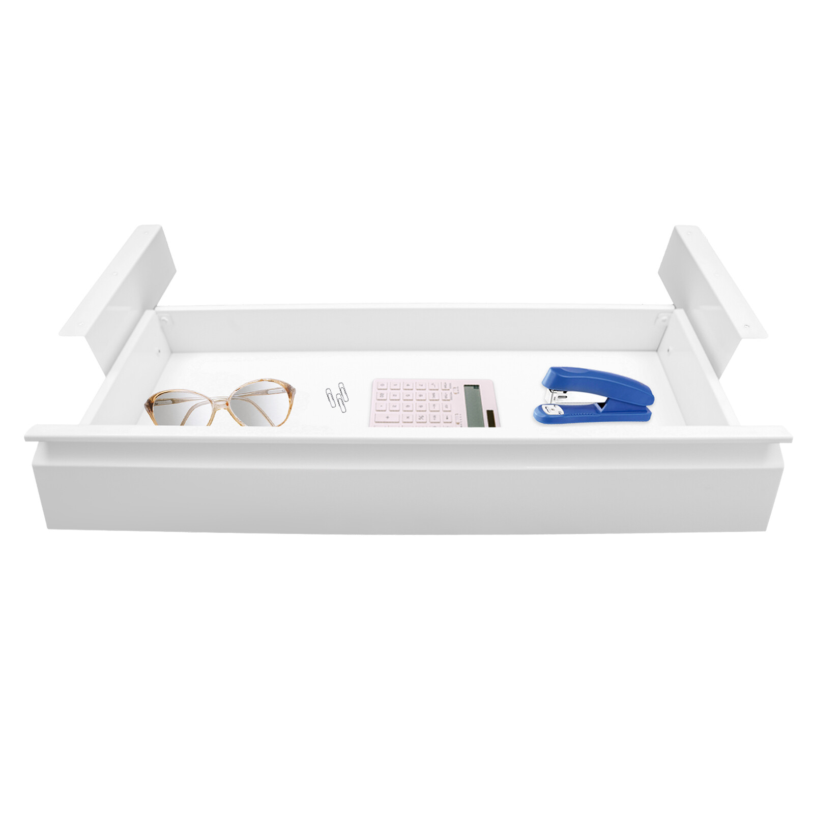 Under Desk Sliding Pull-Out Drawer – Space-Saving Organizer for Workstations