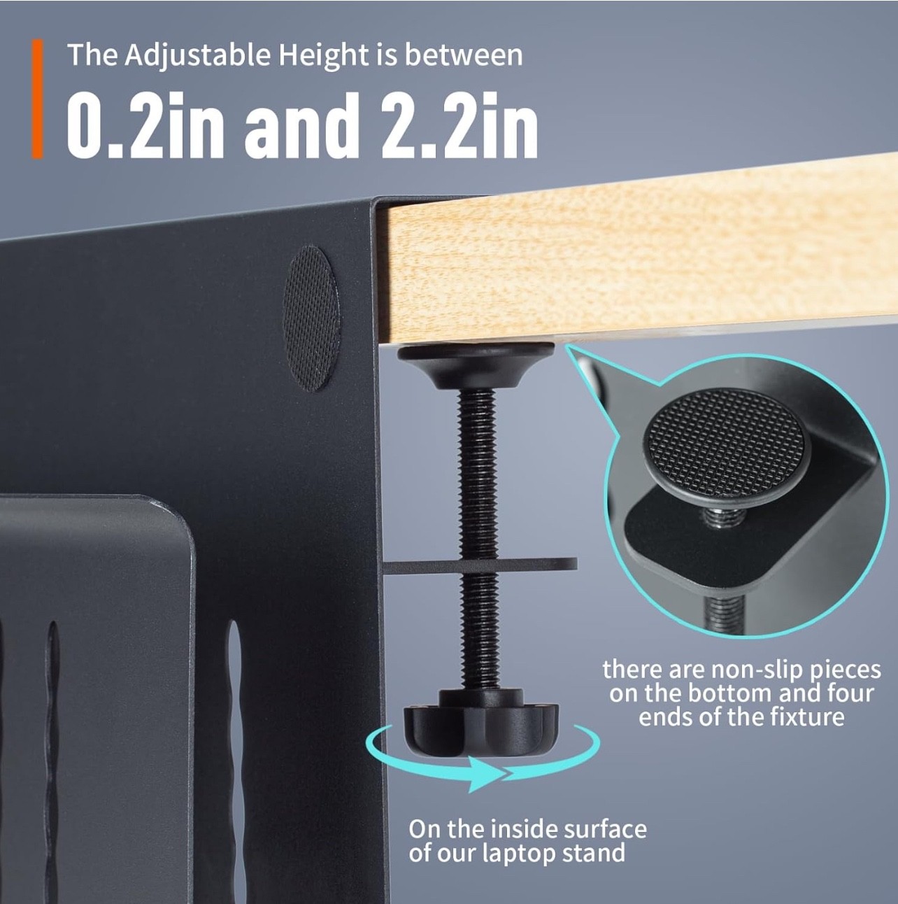 FEIKU Under Desk Organizer with Magnetic Pen Holder No Drilling Required to Hang