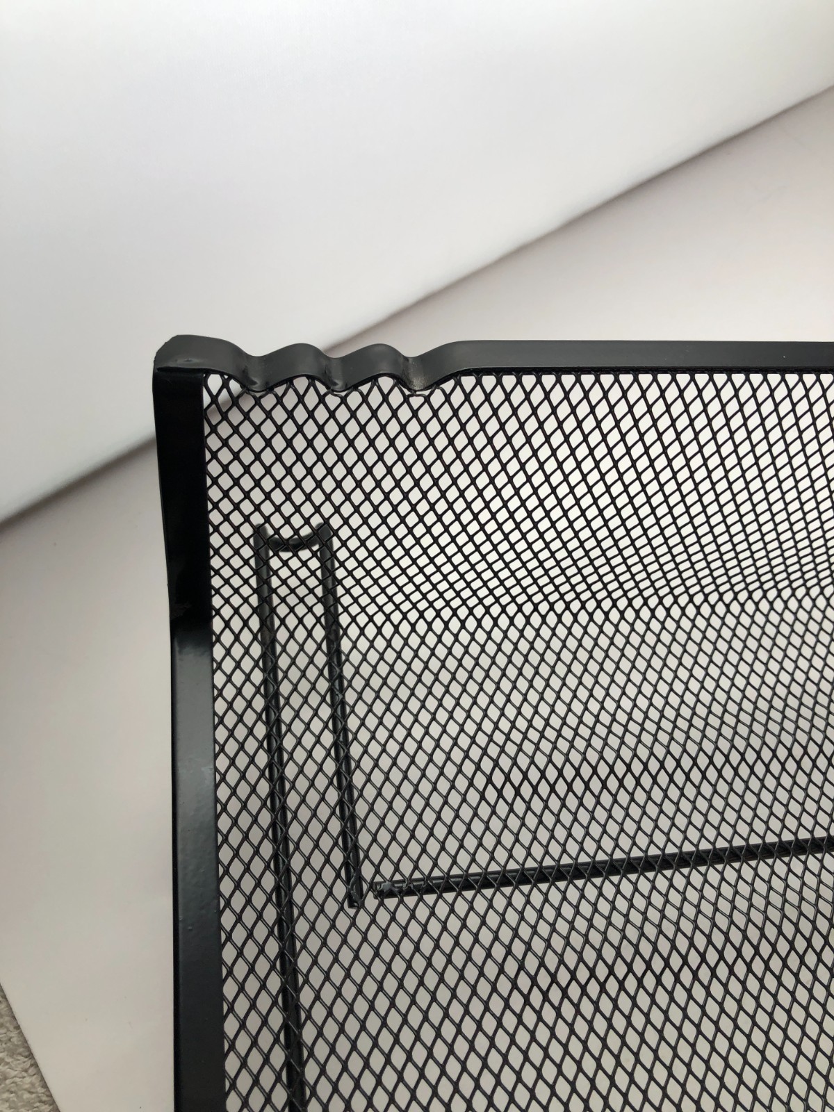 Stackable Metal Mesh Paper Trays Desktop Organizer File Storage Office 2 Pcs.