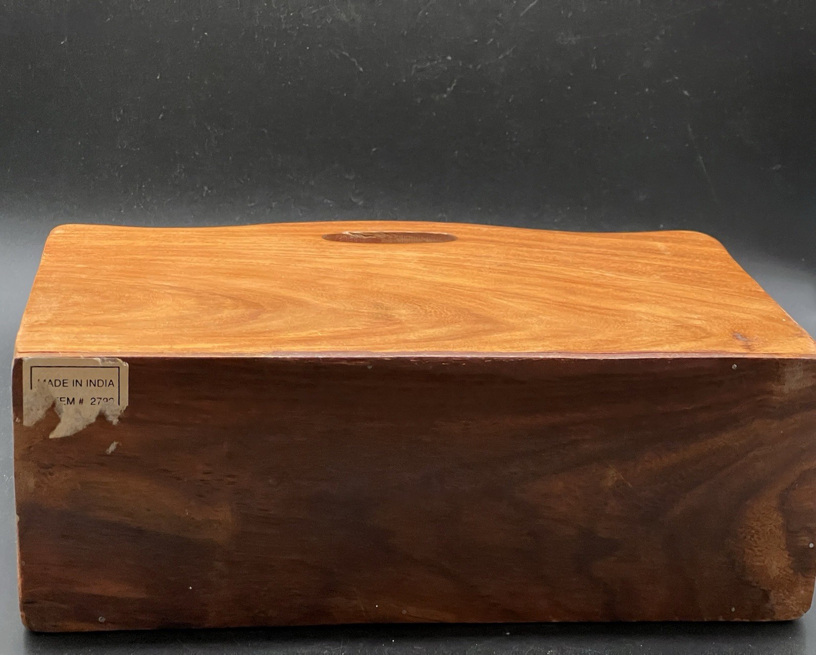 Wooden 2‑Slot Mail Holder Desk Organizer for Letters Envelopes Files Office
