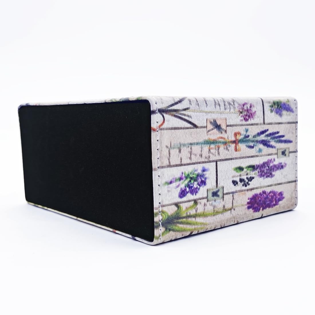 Pen Holder, Rectangle Vintage Pencil Holder with 2 Compartments, PU Leather A…