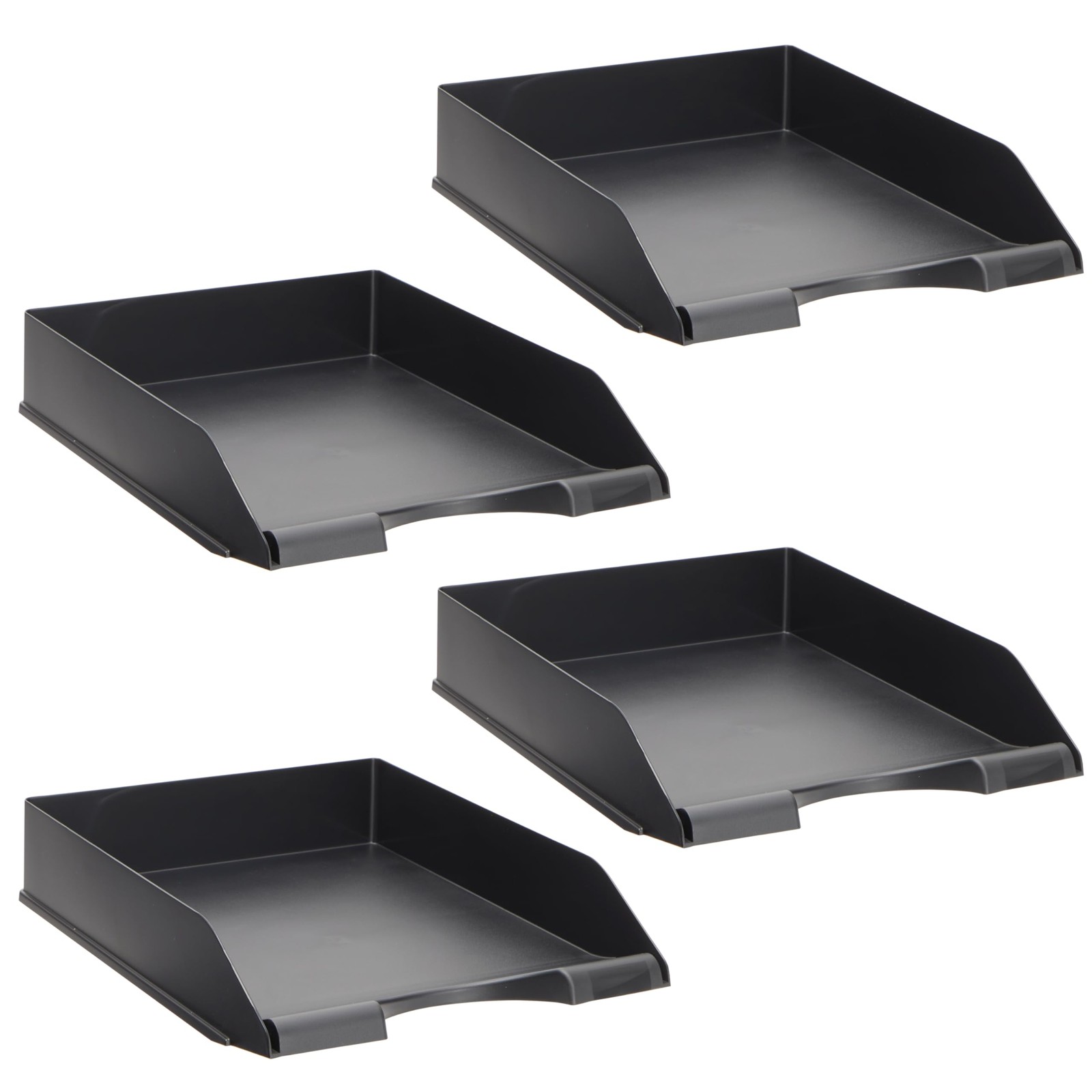 Letter Tray – Stackable Desk Organizer Trays – Desktop File Organizer – Mail …