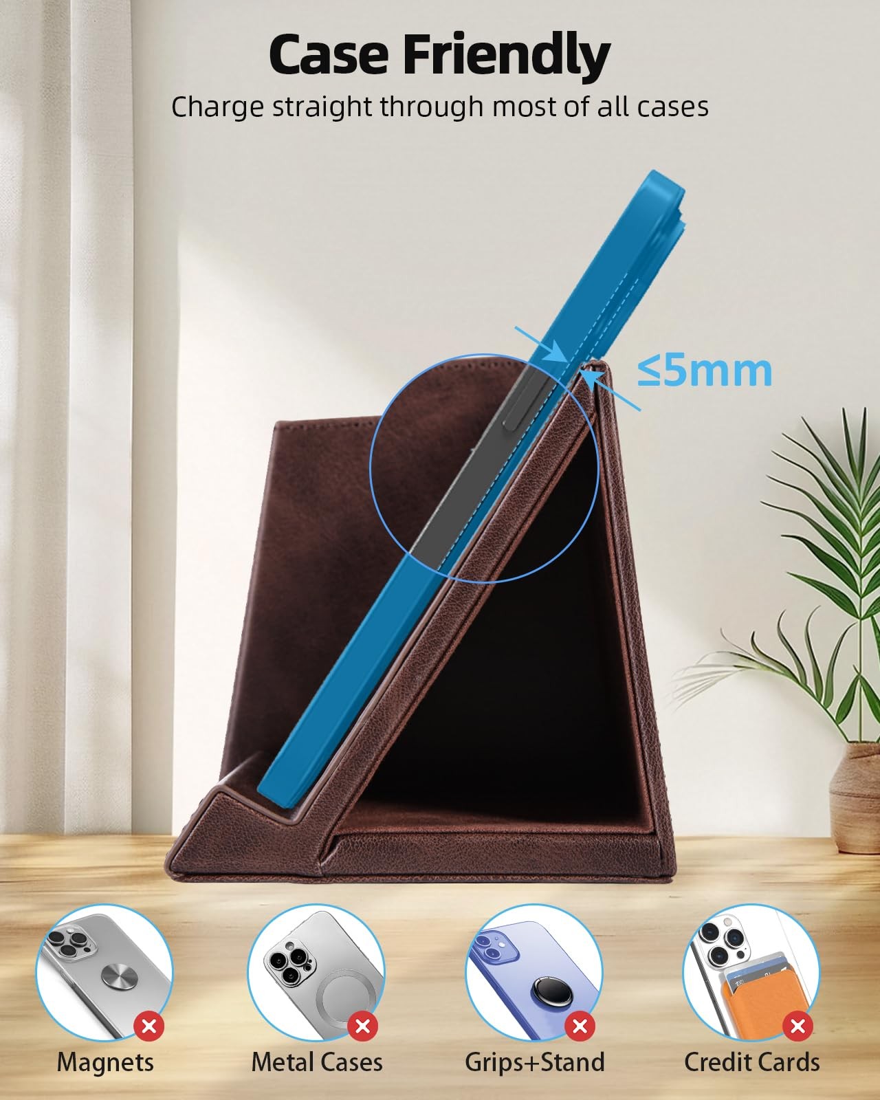 Multifunctional Pen Holder and Organizer for Desk with Wireless Charger, Digi…