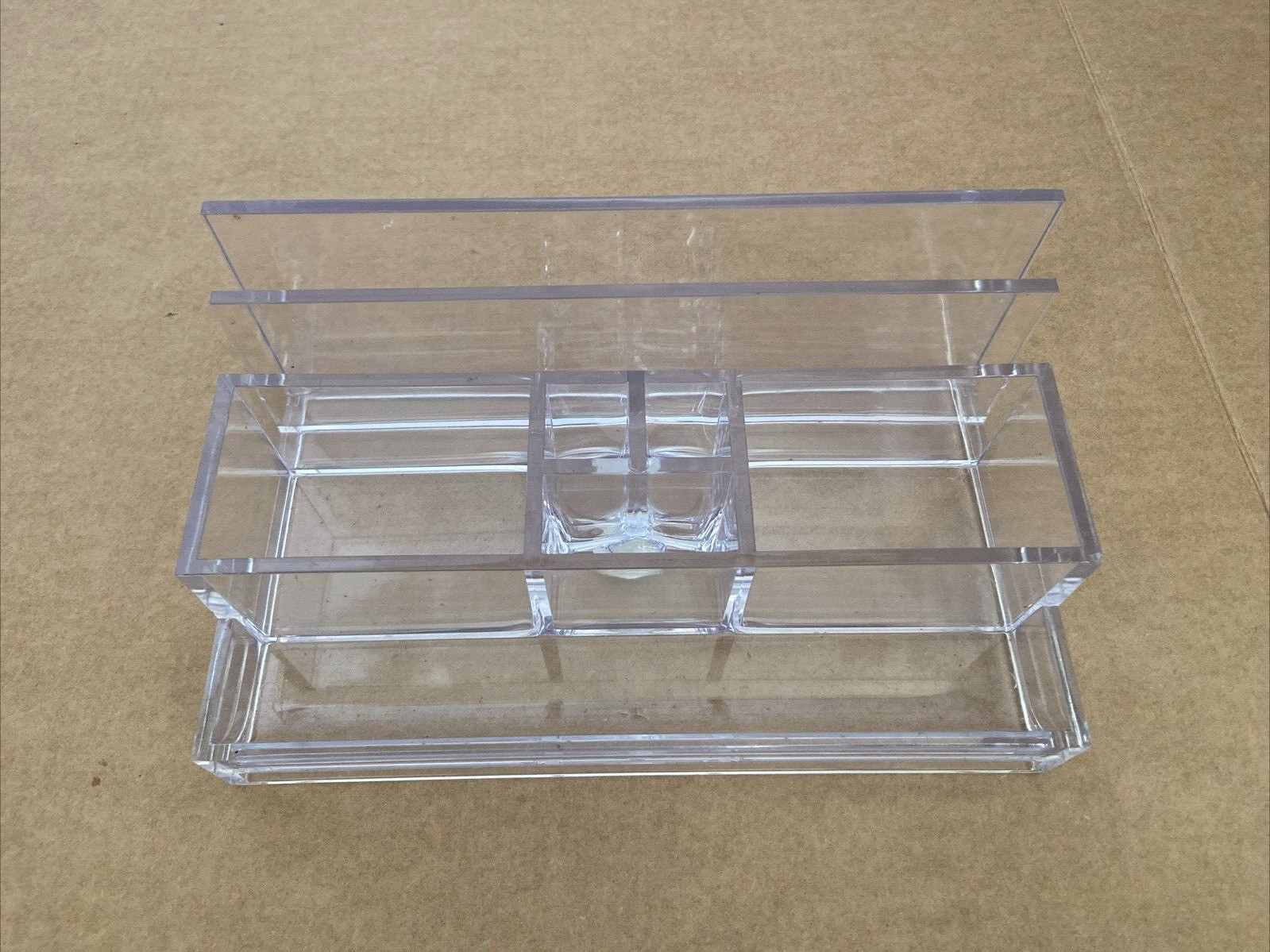 Plastic Utensil Box Desk Makeup ETC. Organizer *NEW*