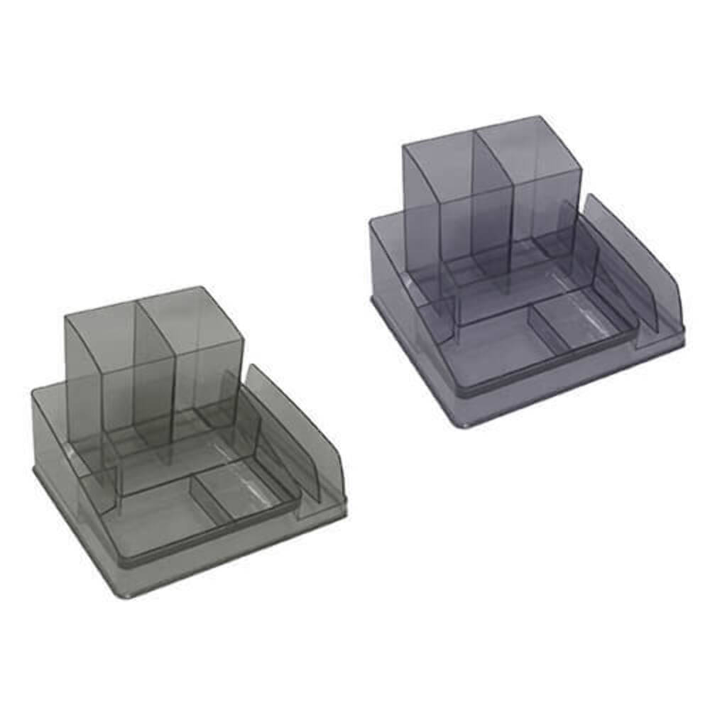 Italplast Versatile Desk Tidy Organiser Contemporary Modern Space Saving Design