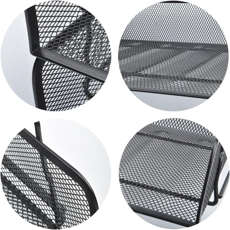 Sturdy 4 Pack Desk Paper Tray Set – Lightweight Metal Document Organizers