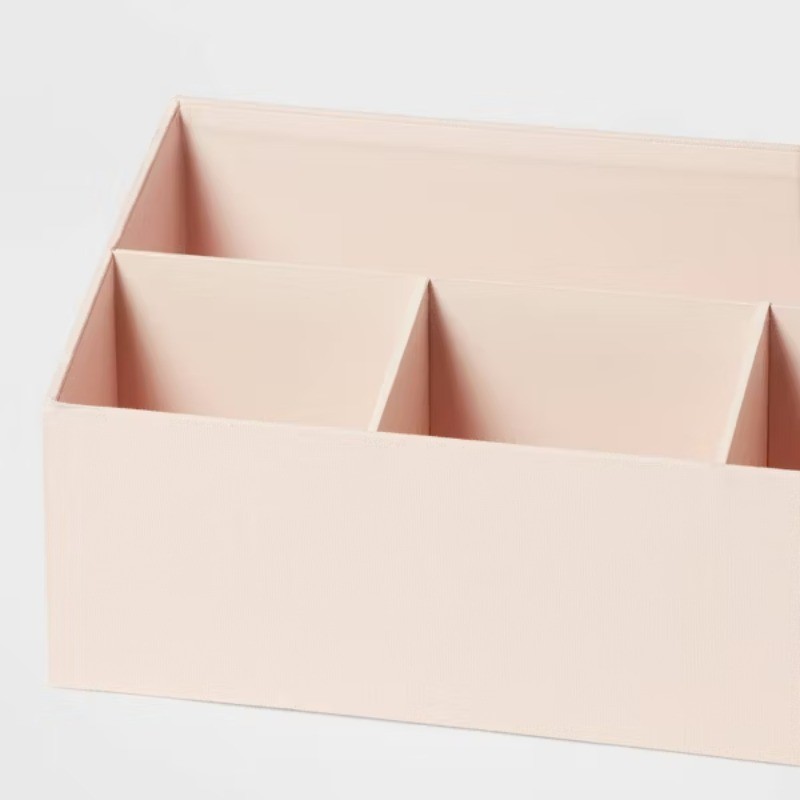 Canvas Desk Tool Holder/Organizer Blush