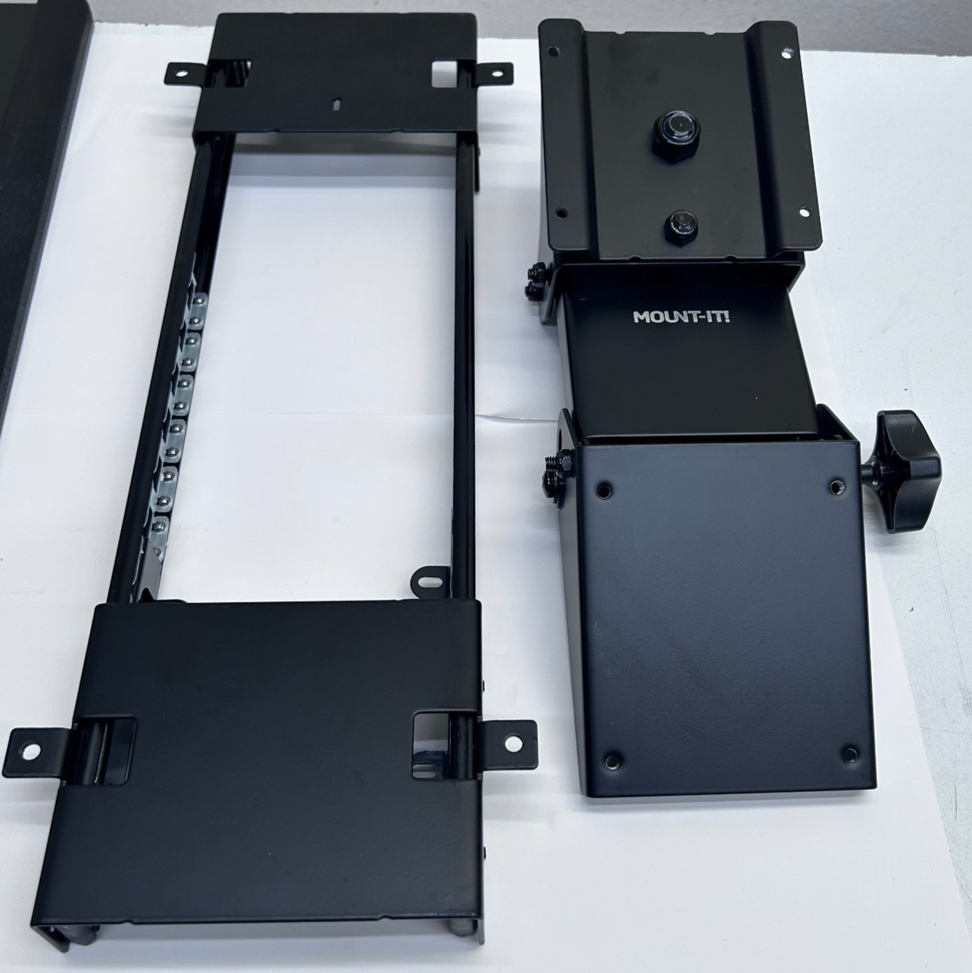 Mount-It! MI-7135 Under Desk Computer Keyboard Tray Black ** READ**