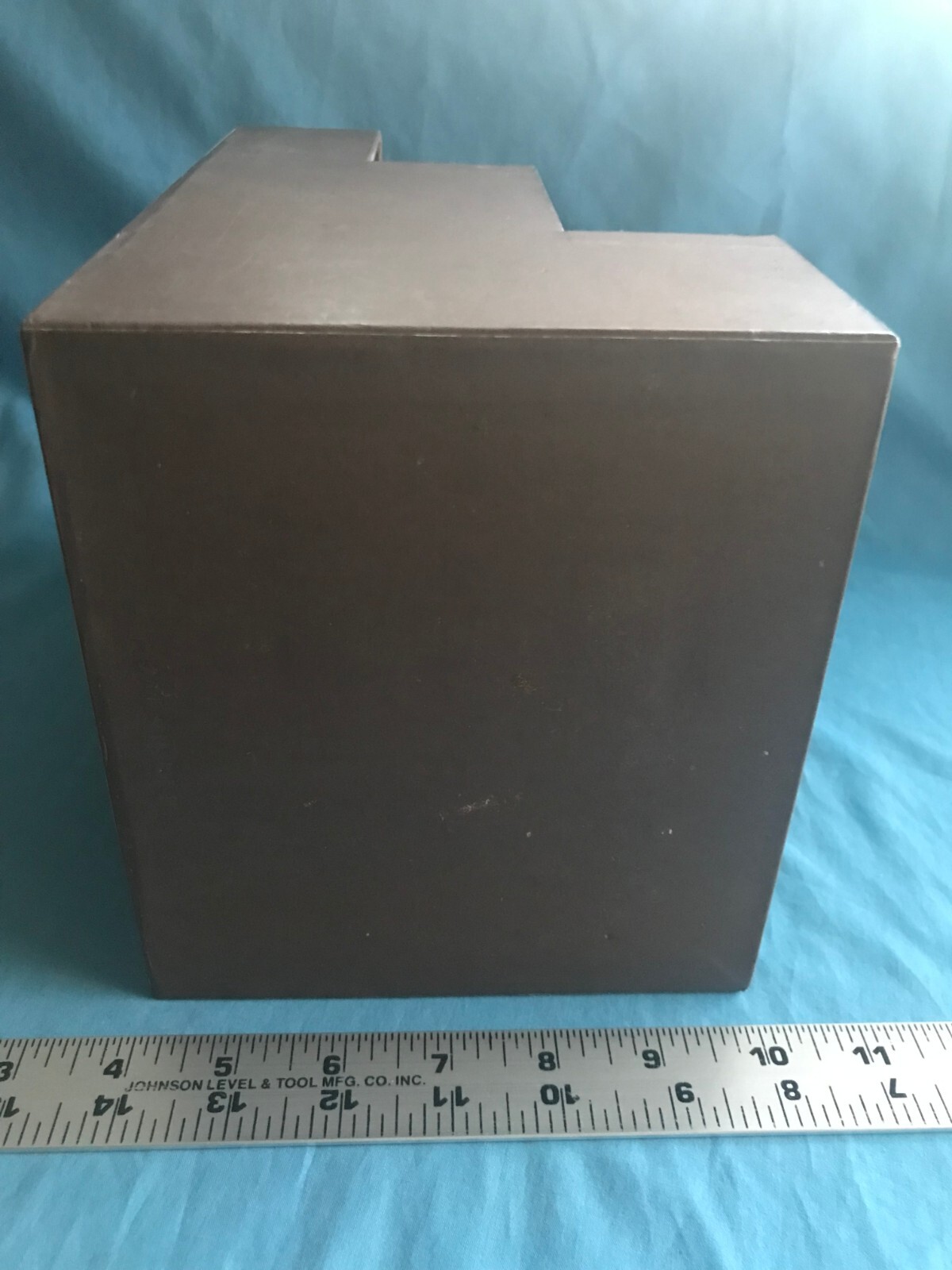 Pre-Owned Brown Real Simple Office & Craft Supplies Wooden Desk Organizer