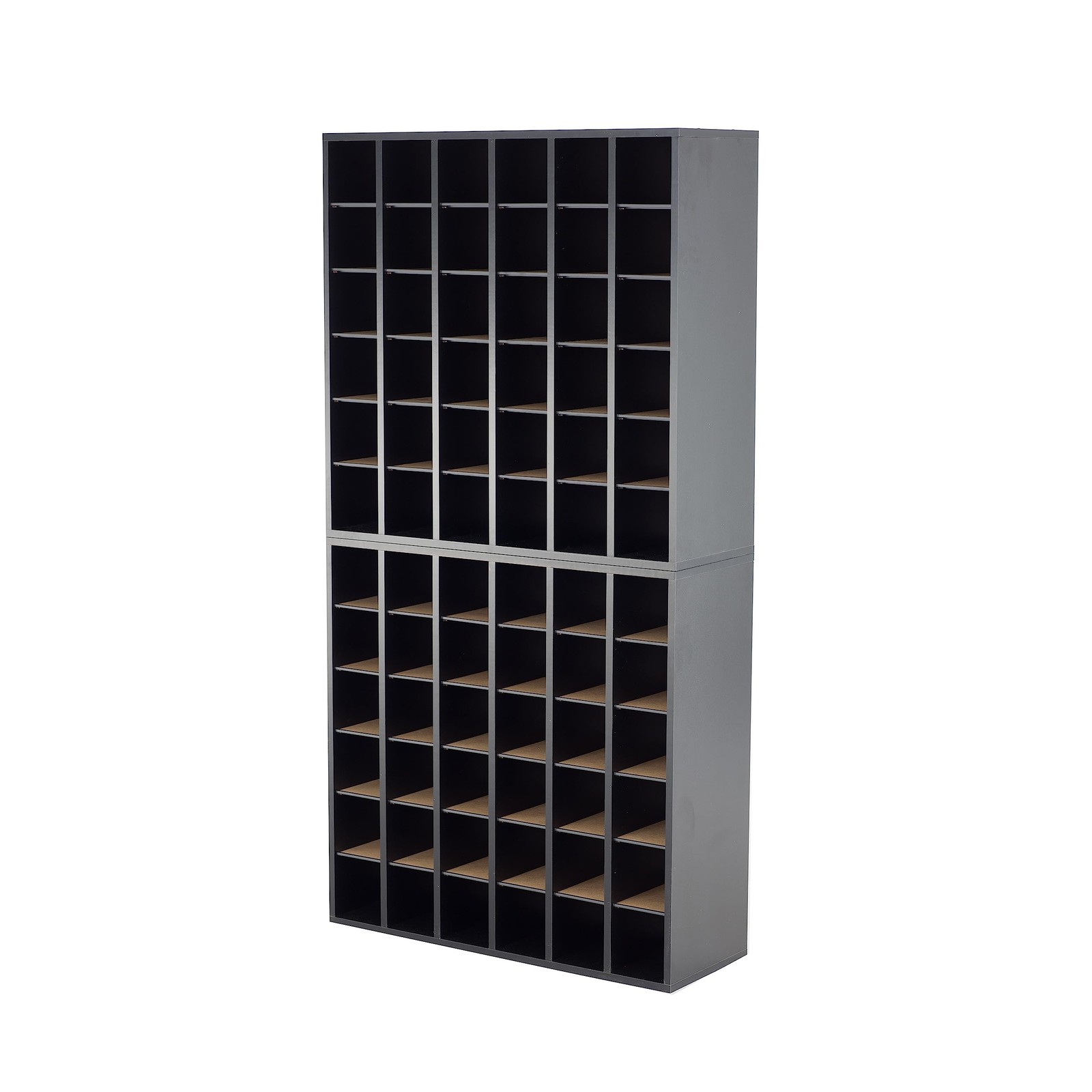 Wooden Paper and Mail Organizer for Home Office and Classroom, Adjustable She…
