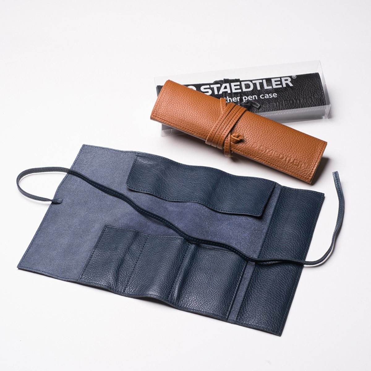 Pencil Case Leather Leather Pencil Case Brown 900 LC-CA