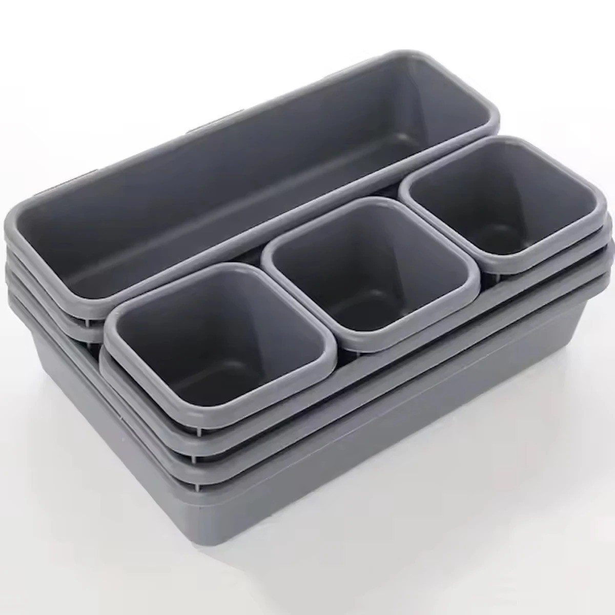 15 PCS Interlocking Desk Drawer Organizer Separator for Office,Bathroom,Kitch***