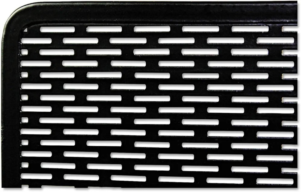 Artistic Urban Collection Punched Metal Letter Tray 8.5″ x 11″ – Black