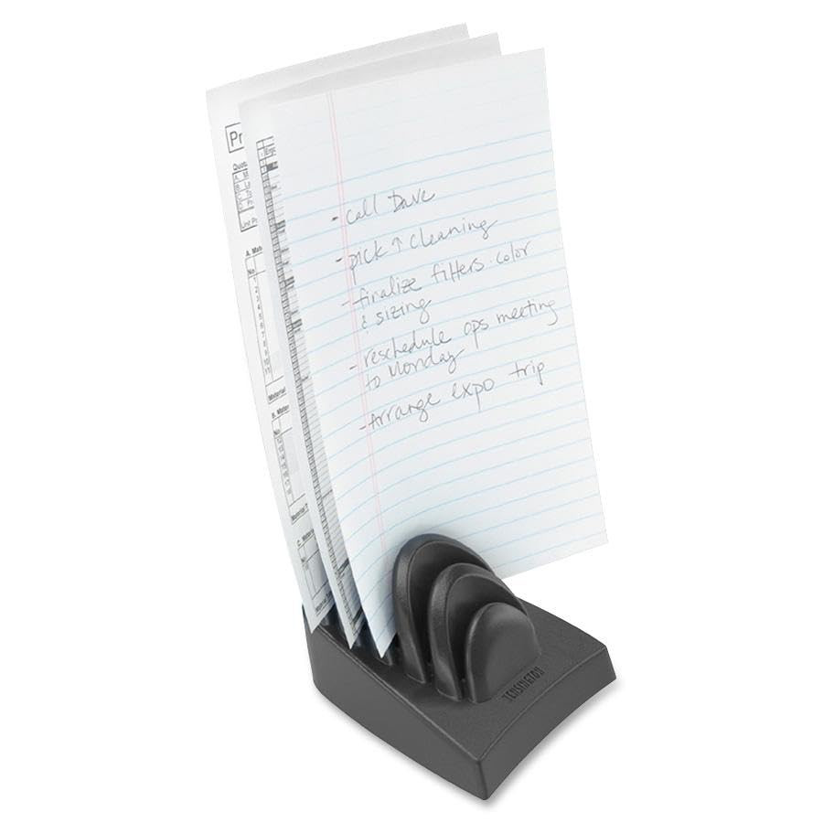 Blue Document Stand with Five Slots for Desk Organization and Ergonomic Comfort
