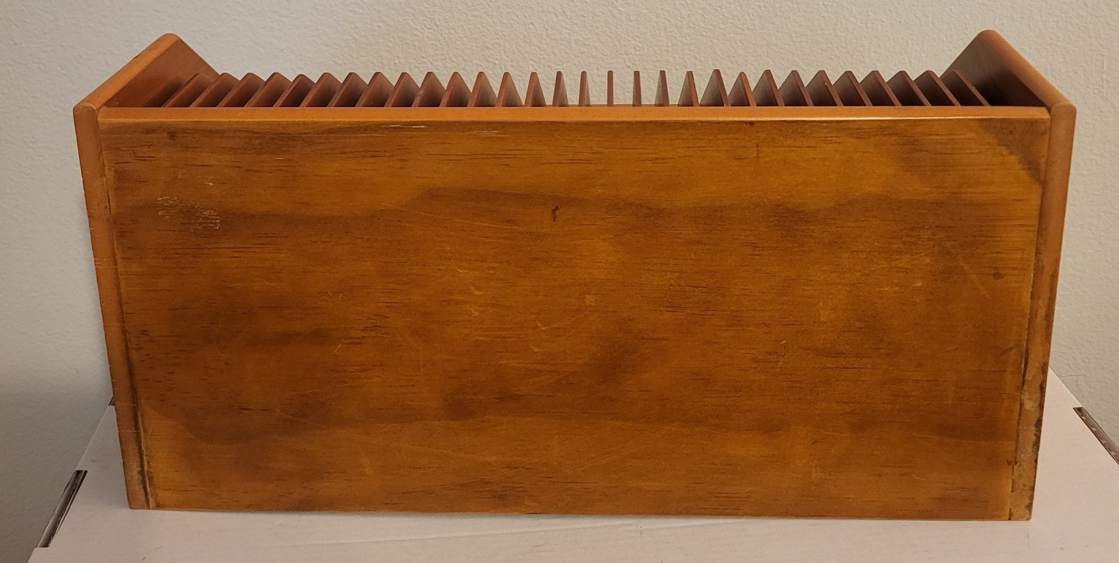 VTG LILLIAN VERNON Wood Desktop Mail 31 SLOTS & DRAWERS 16 x 18″ Cottagecore